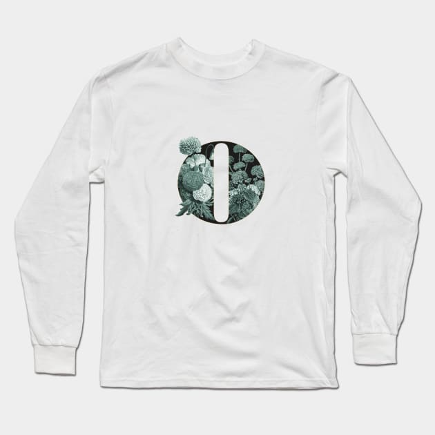 Flower Alphabet O Long Sleeve T-Shirt by froileinjuno